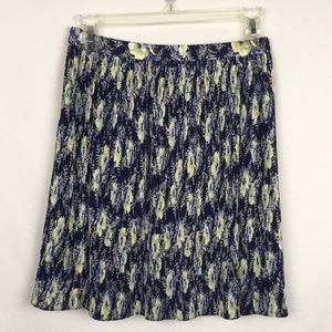 Floral Micro Pleated Skirt